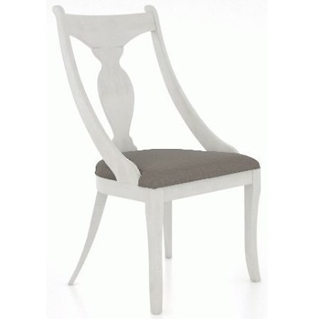 Customizable Chair with Upholstered Seat